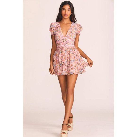 LoveShackFancy Dresses & Skirts - NWT LoveShackFancy Marisela Dress in Pastel Confetti - Size 4